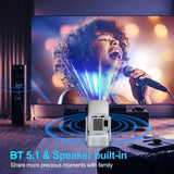 NNEDSZ Portable Android 11 Wifi Projector - 720P Home Use - Allwinner H713