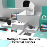 NNEDSZ Portable Android 11 Wifi Projector - 720P Home Use - Allwinner H713