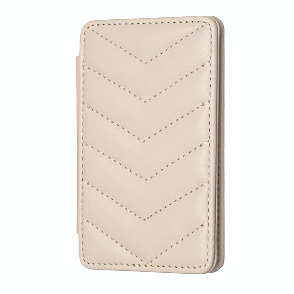 NNEDSZ Wave Pattern Card Bag Back Sticker For Mobile Phones - Beige