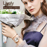 NNEDSZ Waterproof Automatic Mechanical Watch For Women With Simple Hollow Design