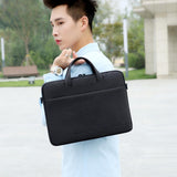 NNEDSZ Versatile Laptop Shoulder Bag - Single Strap - Black
