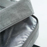 NNEDSZ Travel-ready Waterproof Beach Bag with Double Layer Design - Navy Blue