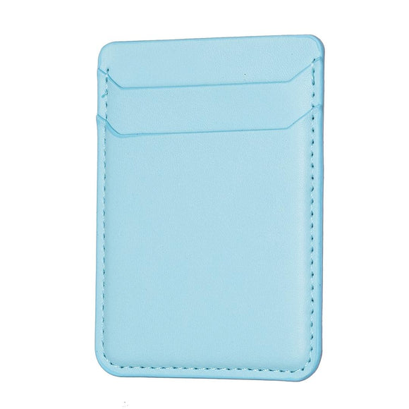 NNEDSZ R20 Texture Card Bag Back Sticker For Mobile Phones - Blue