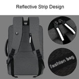 NNEDSZ Large-capacity Laptop Backpack with Usb Charging - Ideal for Business Commuters - Grey