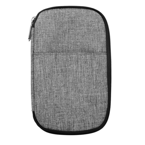 NNEDSZ Multi Function Travel Storage Bag For Passports - Gray White