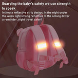 NNEDSZ Secure Kids Backpack - Anti-lost Design - Sunshine Lion
