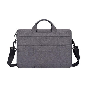 NNEDSZ 14.1-15.4 Inch Portable Laptop Shoulder Bag in Oxford Cloth & Nylon - Deep Space Gray