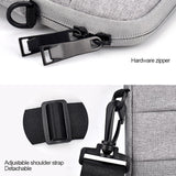 NNEDSZ 14.1-15.4 Inch Portable Laptop Shoulder Bag in Oxford Cloth & Nylon - Deep Space Gray