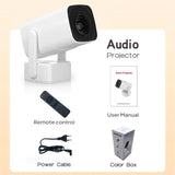 NNEDSZ Portable Android 11 Wifi Projector - 720P Home Use - Rk3326