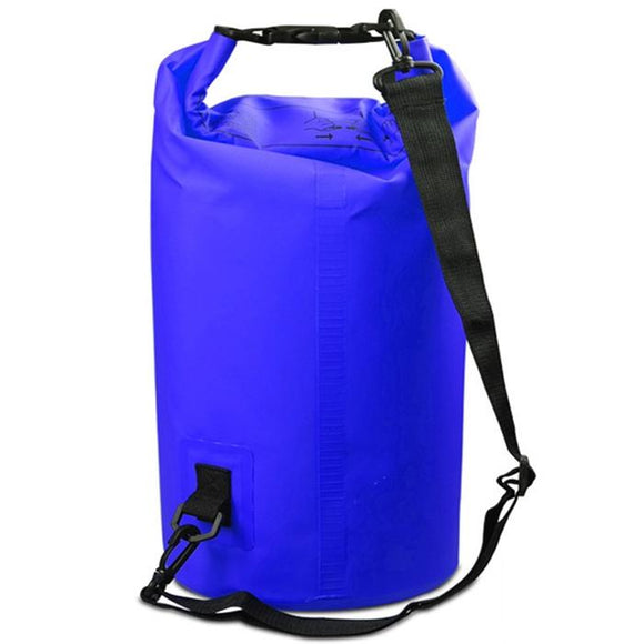 NNEDSZ Waterproof Single Shoulder Bag Dry Sack 10L Capacity - Dark Blue