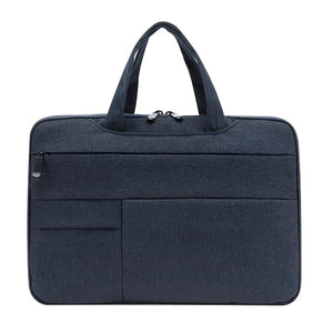 NNEDSZ 15.6 Inch Waterproof Laptop Handbag in Oxford Cloth - Navy Blue