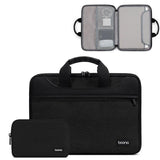 NNEDSZ Waterproof Oxford Cloth Laptop Bag - Full Open Portable 16 / 17 Inches - Gray + Power Bag