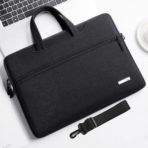 NNEDSZ 15.6 Inch Inner Bag with Shoulder Strap for Handbag or Laptop - Black