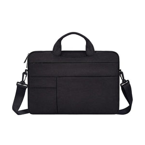 NNEDSZ 13.3 Inch Portable Laptop Shoulder Bag - Oxford Cloth & Nylon - Black