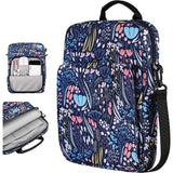 NNEDSZ 13 Inch Vertical Laptop Bag - Handheld Shoulder Crossbody - Wine Red