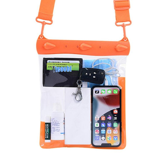 NNEDSZ Waterproof Shoulder Messenger Bag For Sundries Phone Compatible - Orange