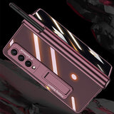 NNEDSZ Foldable Magnetic Privacy Case With Pen Holder - Fits 4Th Generation Ipad