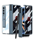 NNEDSZ Foldable Magnetic Privacy Case With Pen Holder - Fits 4Th Generation Ipad