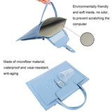 NNEDSZ Waterproof Laptop Bag with Power Pack - 13 Inches Portable - Mint Green