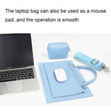 NNEDSZ Waterproof Laptop Bag with Power Pack - 13 Inches Portable - Mint Green