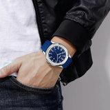 NNEDSZ Waterproof Men Multifunctional Outdoor Watch - Black Belt Black Noodles