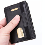 NNEDSZ Rfid-Blocking Aluminum Card Holder - Secure & Compact - Mad Horse Blue