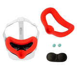 NNEDSZ Silicone Vr Eye Mask Lens Cover Set For Oculus Quest 2 - Gun Gray