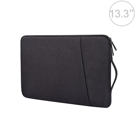 NNEDSZ 13.3 Inch Laptop Felt Sleeve Protective Case Carrying Bag - Black