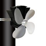 Thermodynamic Wall Mounted Fireplace Fan - no Magnets - Red