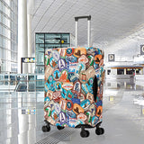 Thick Elastic Luggage Cover for Outdoor Travel - Fits 22-24 Inches - T-020 - M (20-22 Inches)