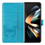 NNEDSZ Butterfly Embossed Leather Phone Case - Rose Gold