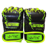 NNEDSZ Adult Half-Finger Boxing Gloves For Training - Orange