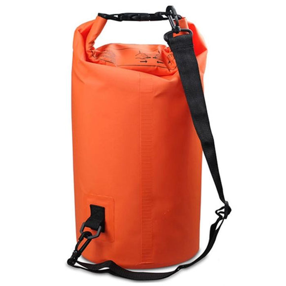 NNEDSZ Waterproof Single Shoulder Bag Dry Sack 10L Capacity - Orange
