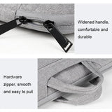 NNEDSZ Waterproof Laptop Handbag - 15.6 Inches Shock-absorbing & Large-capacity - Deep Sky Gray