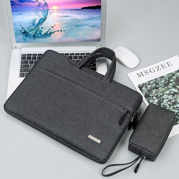 NNEDSZ 15.6 Inch Inner Bag with Power for Handbag and Laptop - Dark Grey