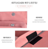 NNEDSZ Universal 15.4 Soft Handle Laptop Bag for Macbook Samsung Sony Dell Alienware Chuwi Asus Hp - Portable & Wearable - Pink