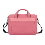 NNEDSZ Expandable Laptop Bag - Waterproof Oxford Cloth Detachable Shoulder Strap - Pink