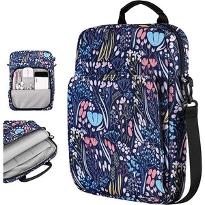 NNEDSZ 13 Inch Vertical Laptop Bag - Handheld Shoulder Crossbody - Blue