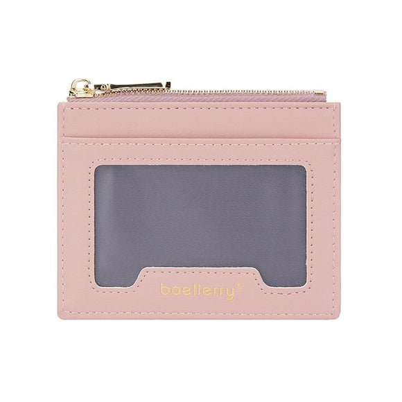 NNEDSZ Light & Thin Card Bag Multifunctional Coin Purse - Pink