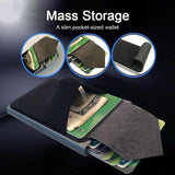 NNEDSZ Metal Rfid Card Holder Wallet - Compact Design - Gold