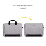 NNEDSZ Waterproof Oxford Cloth Laptop Bag with Concealed Handle & Luggage Tie Rod - Pink