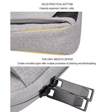 NNEDSZ Waterproof Oxford Cloth Laptop Bag with Concealed Handle & Luggage Tie Rod - Pink