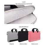NNEDSZ Waterproof Oxford Cloth Laptop Bag with Concealed Handle & Luggage Tie Rod - Pink
