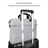 NNEDSZ Waterproof Oxford Cloth Laptop Bag with Concealed Handle & Luggage Tie Rod - Pink