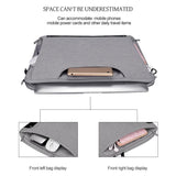 NNEDSZ Waterproof Oxford Cloth Laptop Bag with Concealed Handle & Luggage Tie Rod - Pink