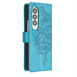 NNEDSZ Butterfly Embossed Leather Phone Case - Green