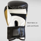 NNEDSZ Professional Boxing Gloves For Adult Training - 10Oz Muay Thai Fighting - Fluorescent Yellow