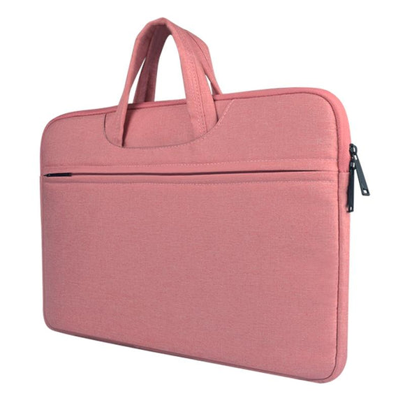 NNEDSZ Lightweight Laptop Bag with Durable Zipper for Macbook Samsung Sony Dell Alienware Chuwi Asus Hp - Pink