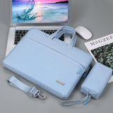 NNEDSZ 14 Inch Inner Bag with Shoulder Strap for Handbag or Laptop - Power Bag - Dark Blue