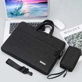 NNEDSZ 14 Inch Inner Bag with Shoulder Strap for Handbag or Laptop - Power Bag - Dark Blue
